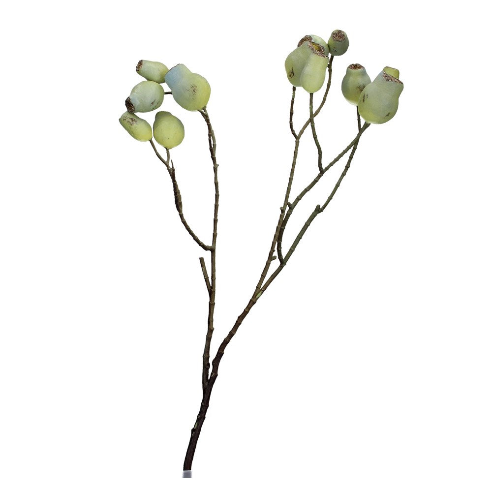 Faux Eucalyptus Seed Pod Stem