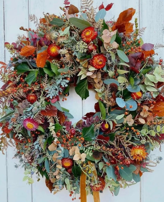 Florist Choice Autumnal Wreath