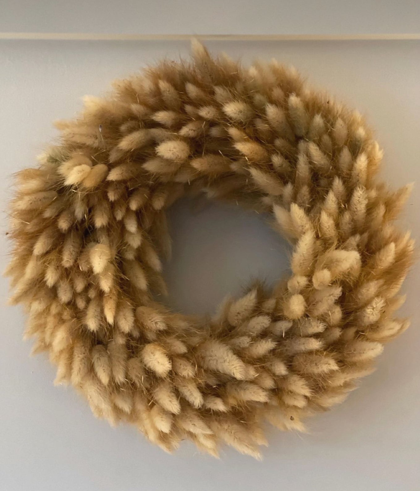 Dried Bunny Tail Wreath