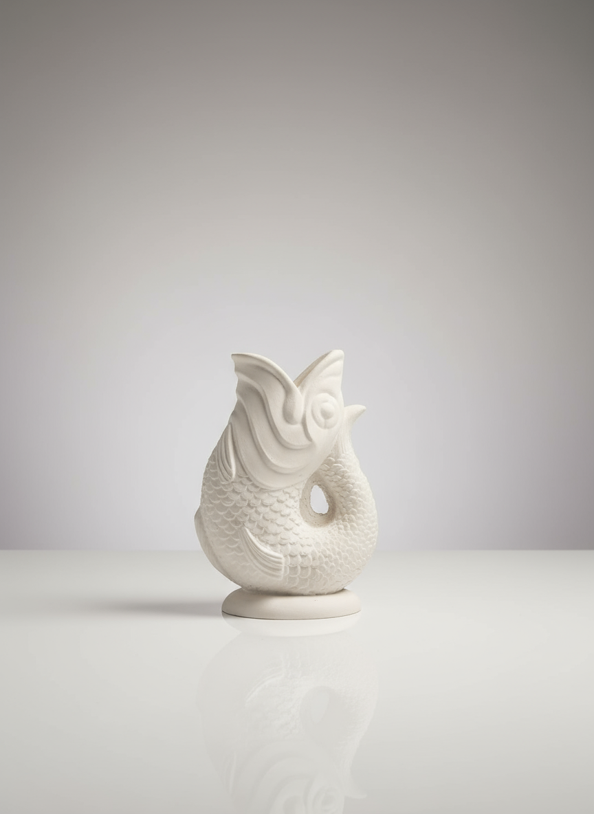 Lucky Singing Fish Taper Candle Holder