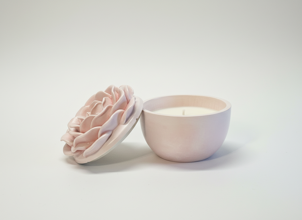 Rose Scented Candle Holder