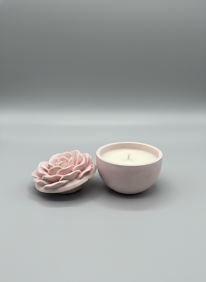 Rose Scented Candle Holder