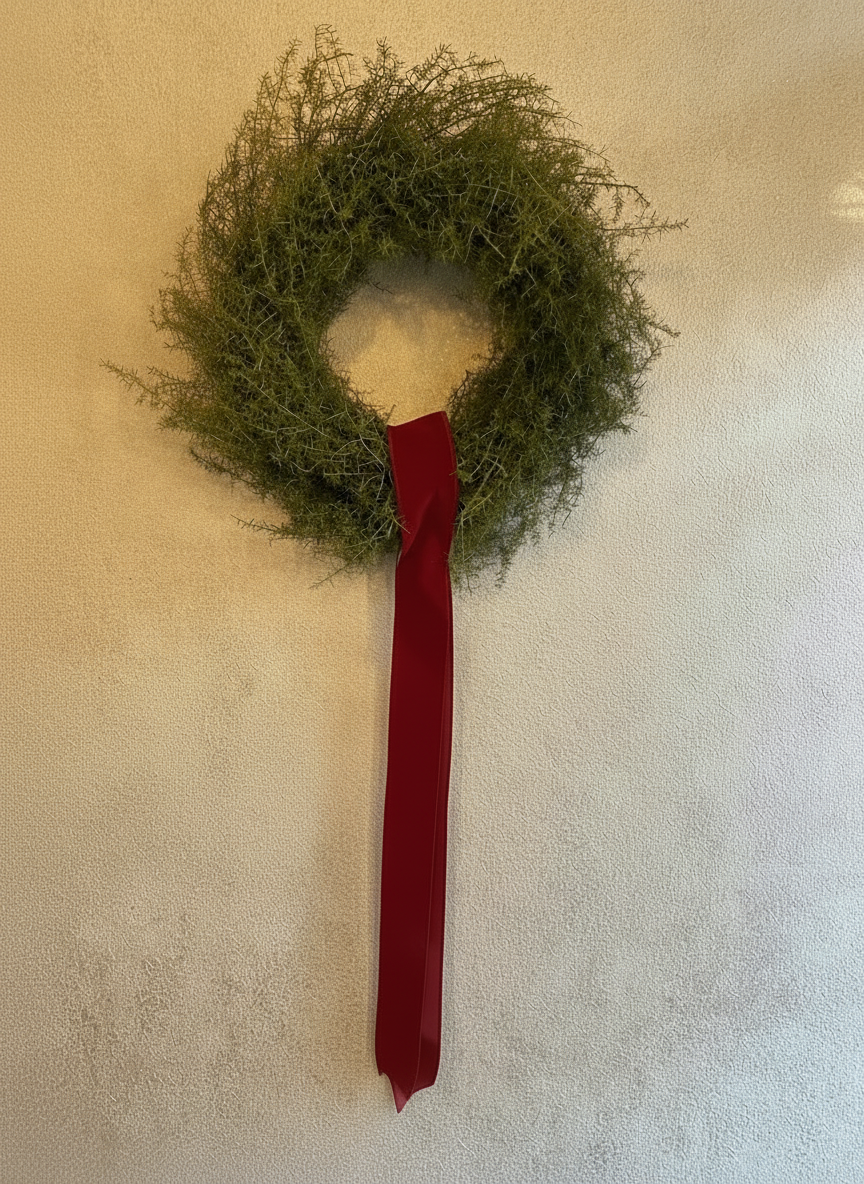 Dried Wild Asparagus Wreath