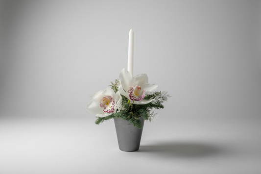 Orchid Candle Arrangement