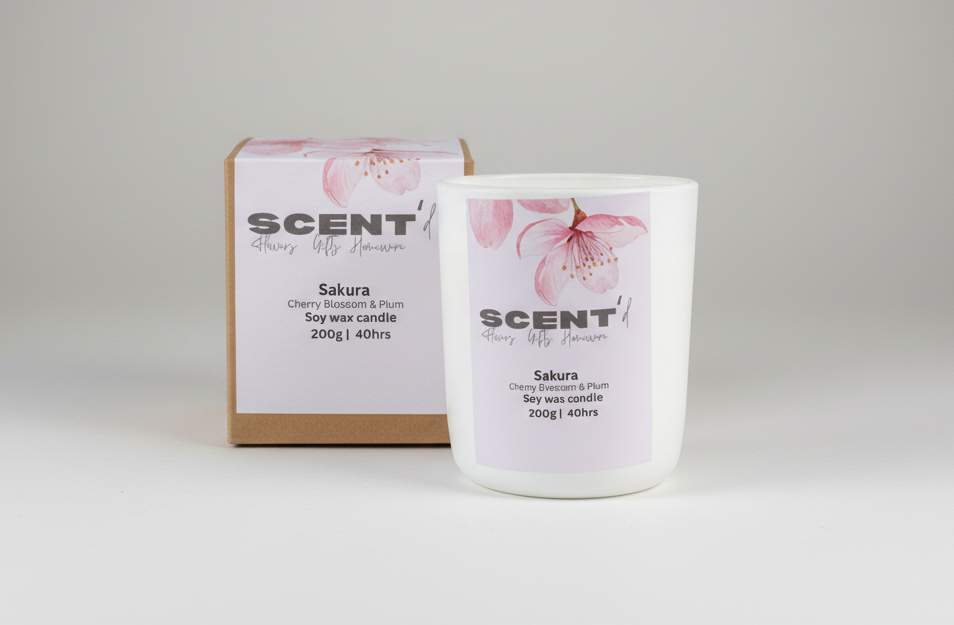 Sakura | Cherry Blossom Scented Candle