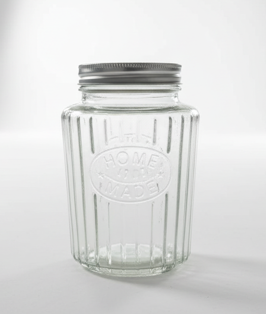 Vintage Style Glass Storage Jar