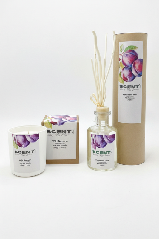 Forbidden Fruit Candle and Reed Diffuser set
