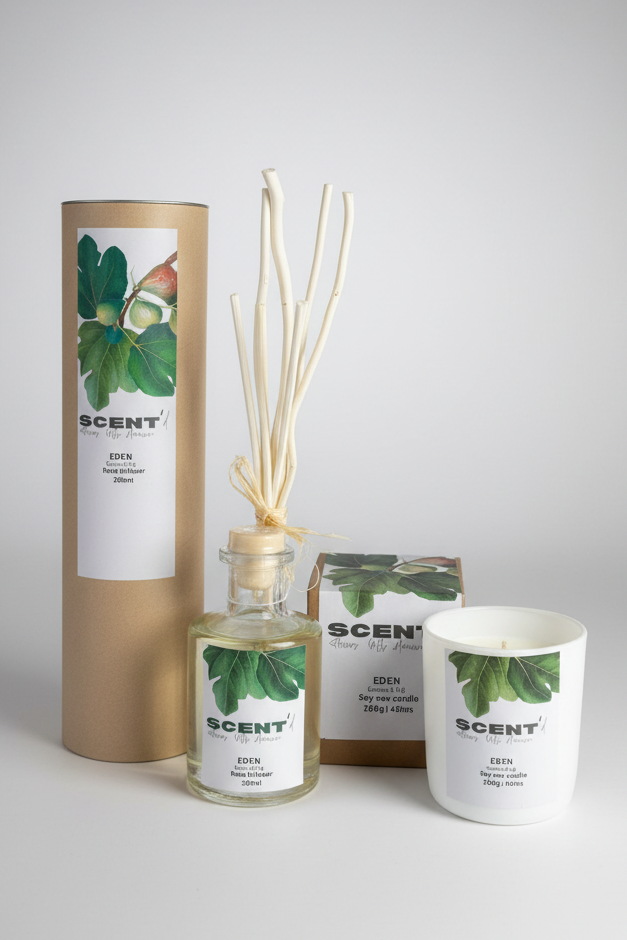 Eden Candle and Reed Diffuser set