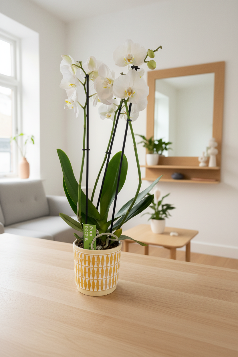 Orchid in Decorative pot