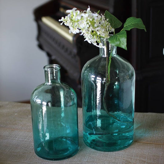 Recycled Glass Bottle Vase