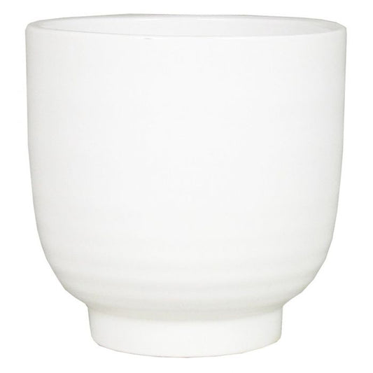 White Ceramic Planter