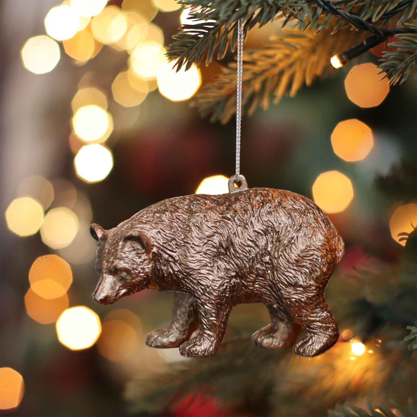 Bronze Bear Bauble