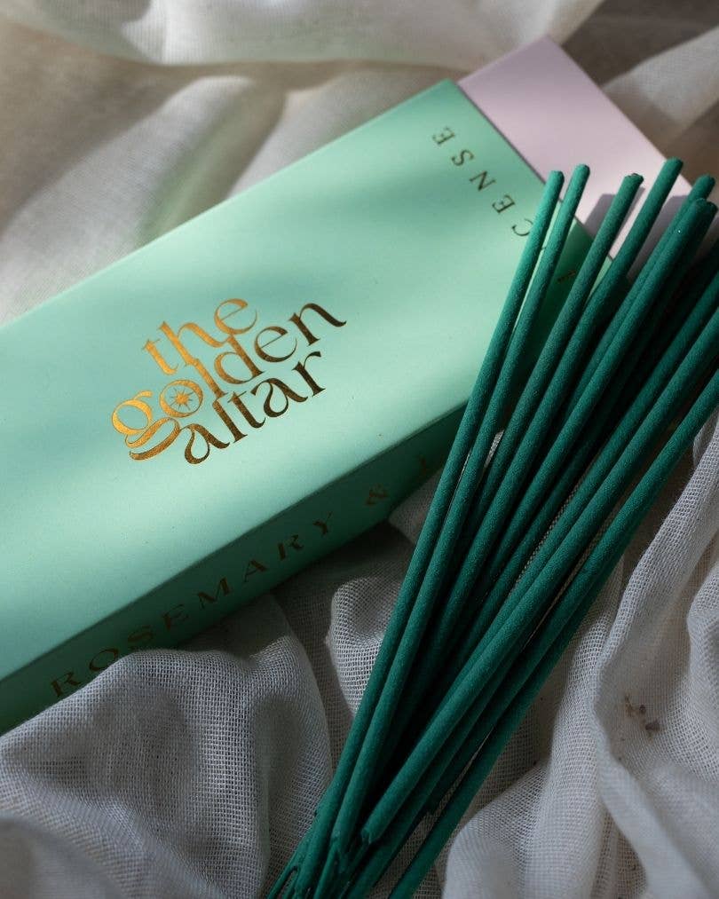 The Golden Altar Natural Incense - Rosemary & Lemon
