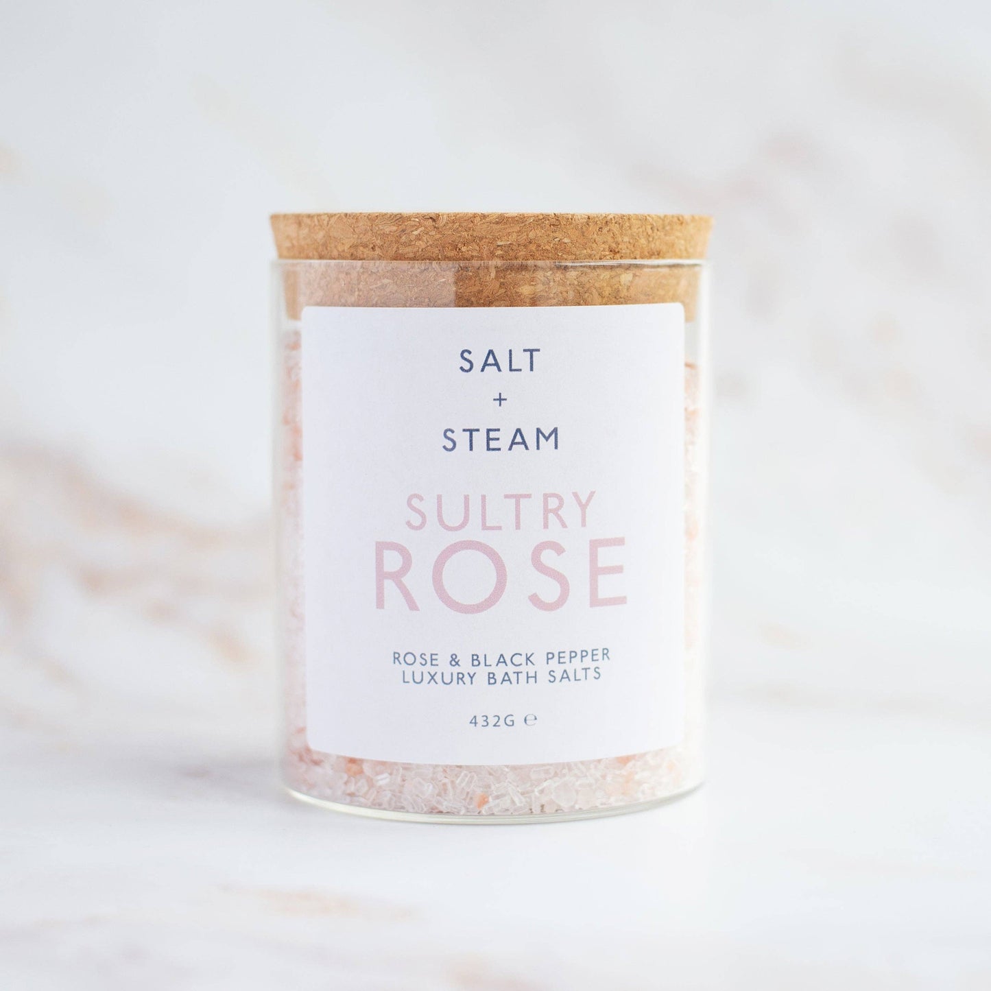 Sultry Rose - Rose & Black Pepper Bath Salts 432g