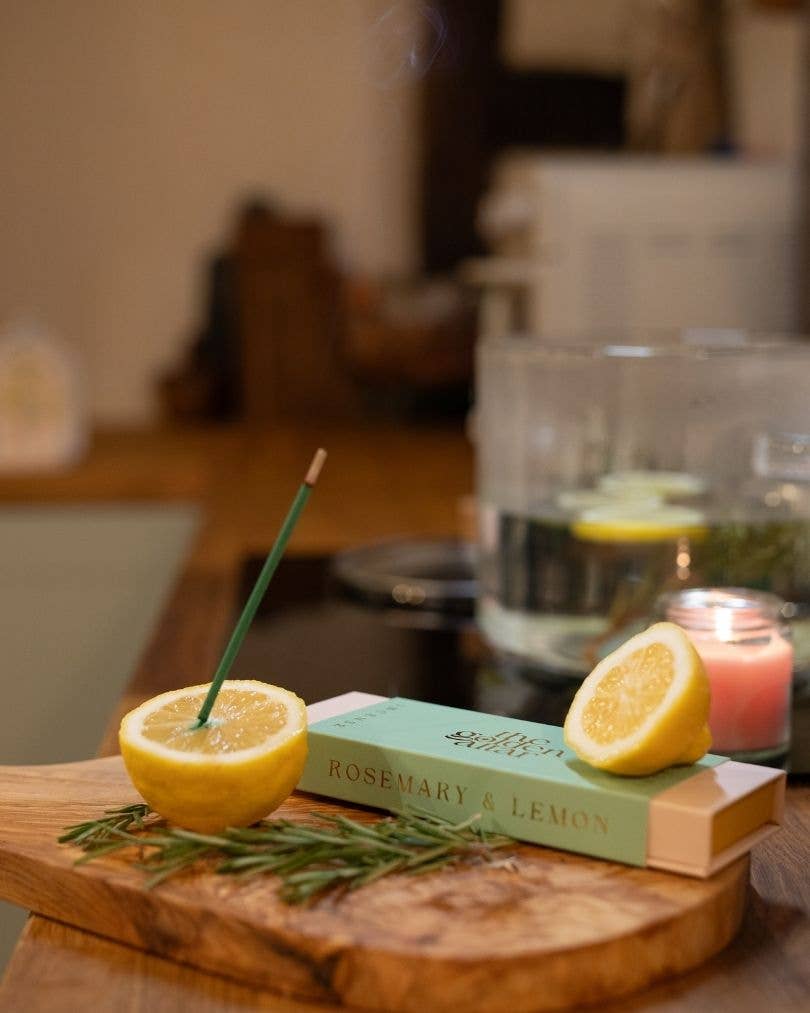 The Golden Altar Natural Incense - Rosemary & Lemon