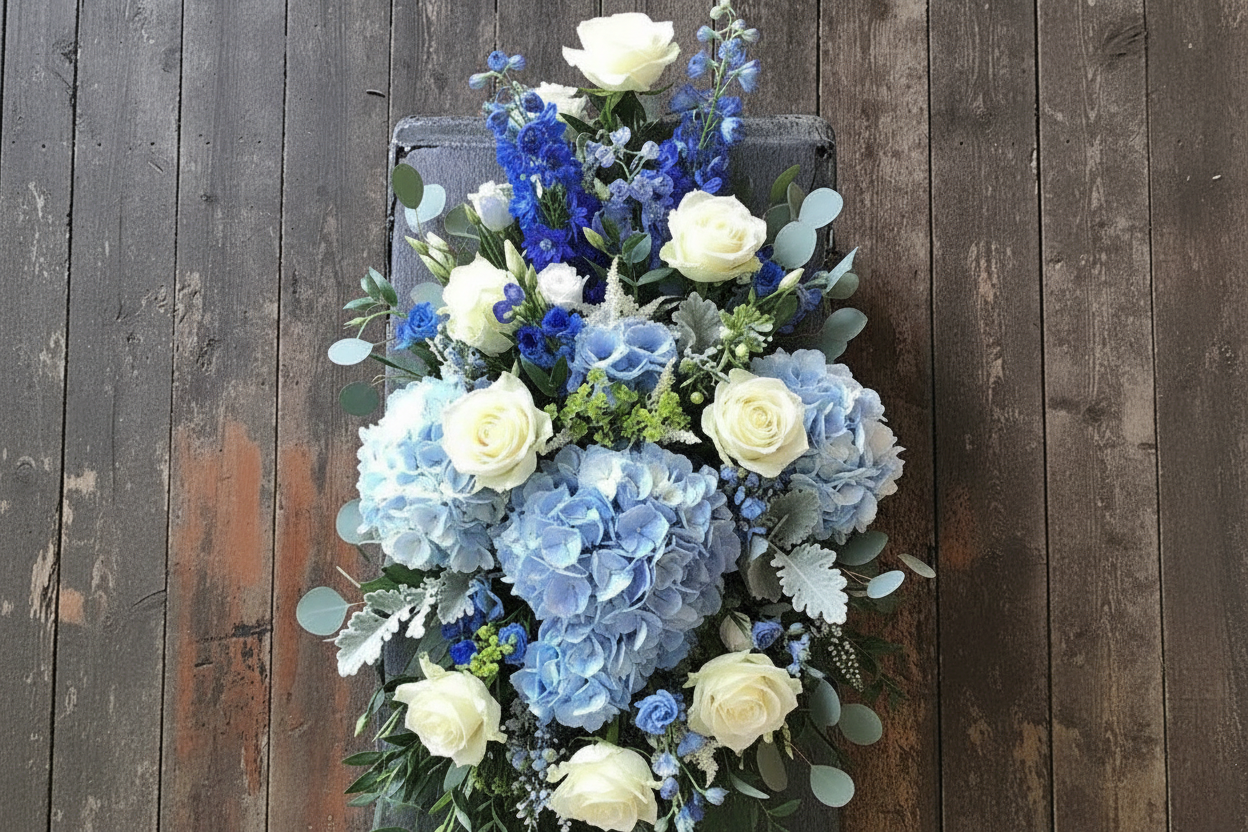 Funeral Casket Flower Spray