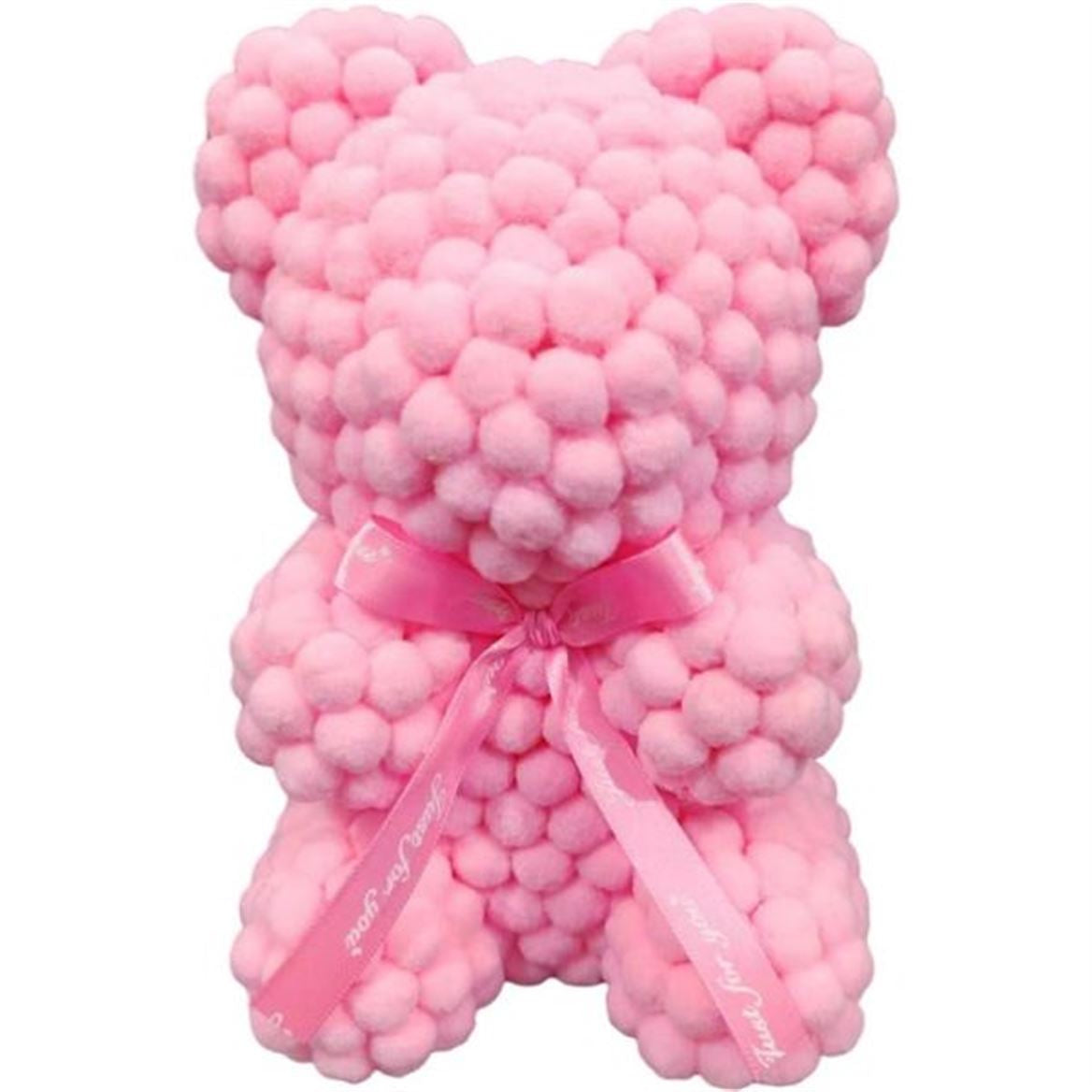 Pink Pom Pom Bear