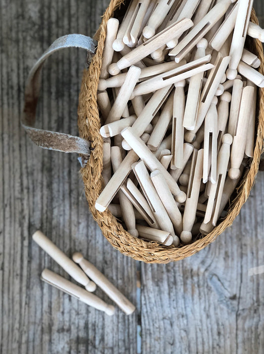 Dozen Dolly Pegs