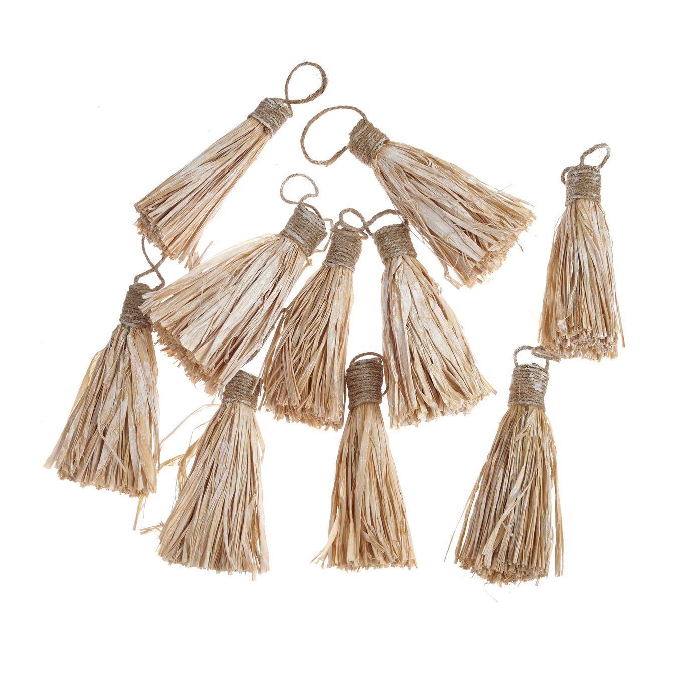 Raffia Tassels pack 10