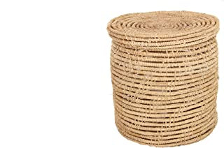 Palm Fibre Storage Basket with Lid