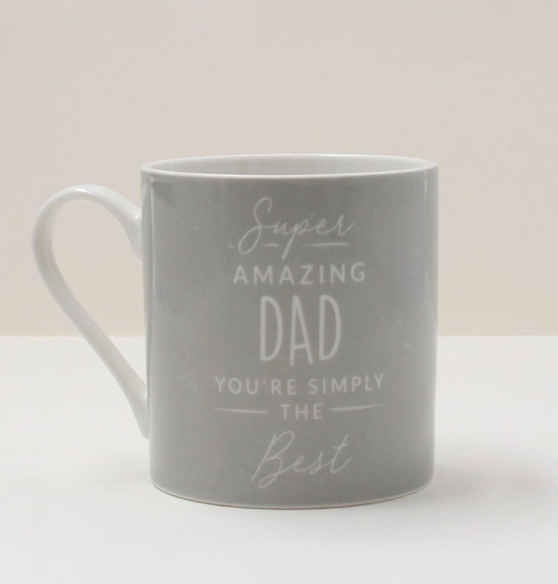 Grey ‘Dad’ Bone China Mug