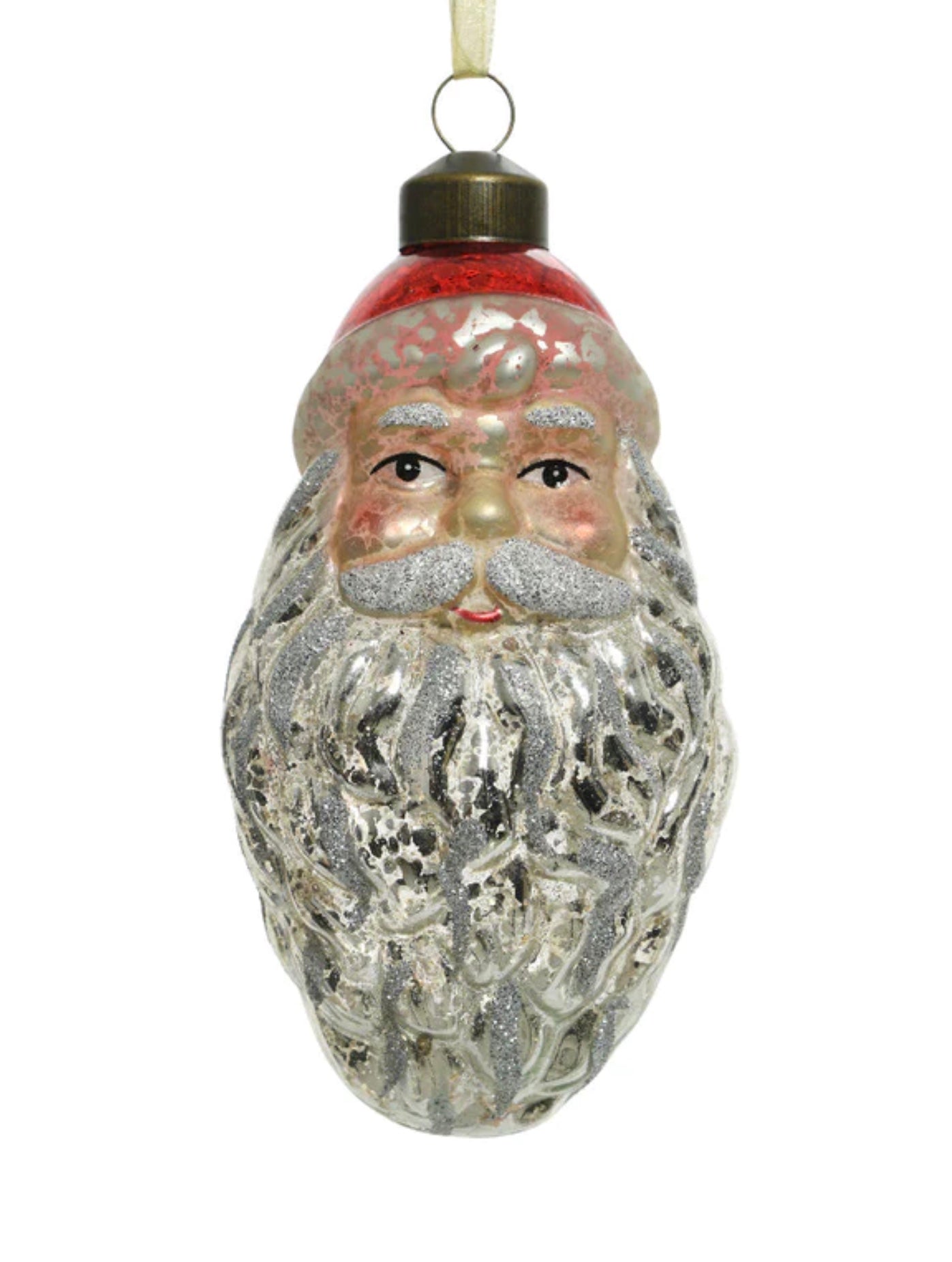 Santa Glass Bauble