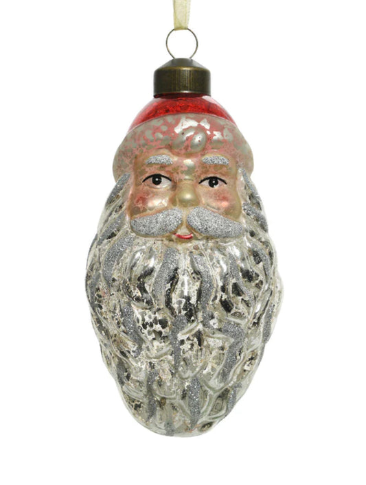 Santa Glass Bauble