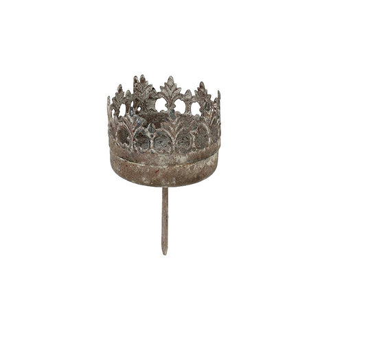 Crown tea light holder