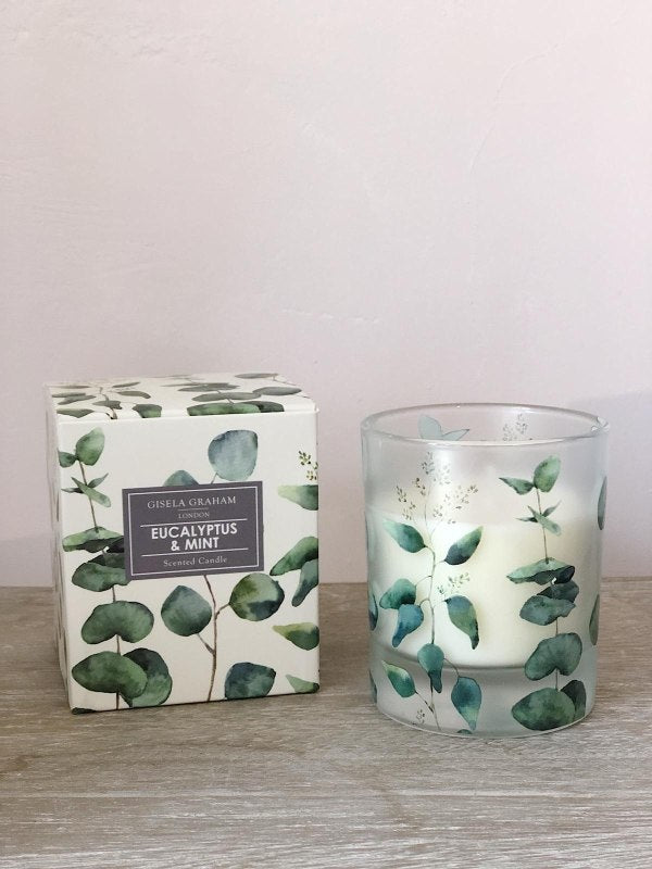 Eucalyptus and Mint Scented Candle