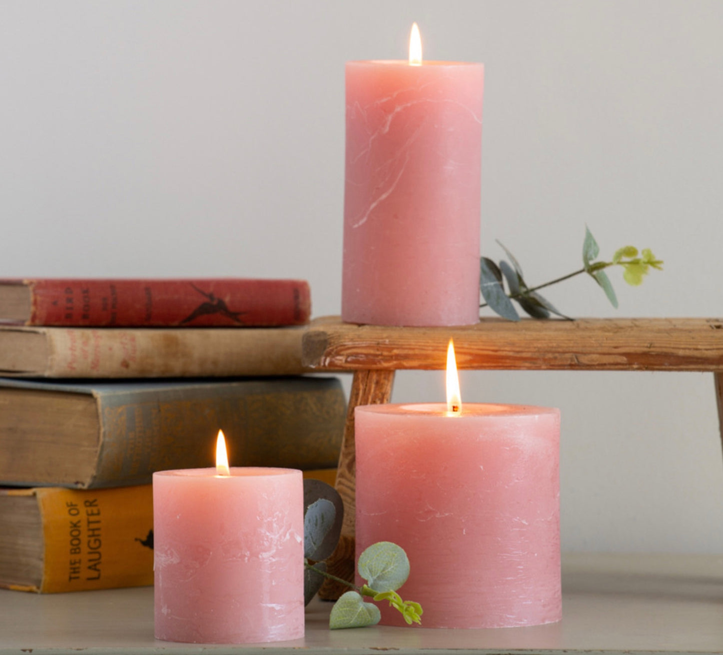 Rustic Pillar Candle