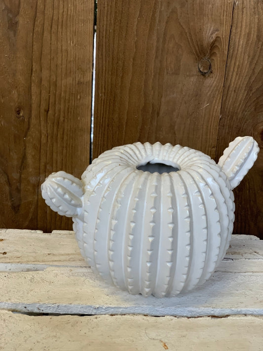 White Cacti Vase
