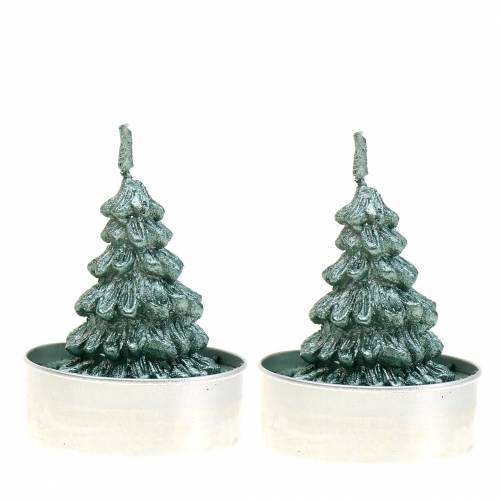 Frosted Christmas Tree Tealights