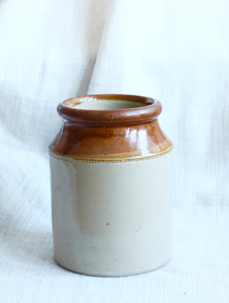 Vintage Stoneware Honey Pot